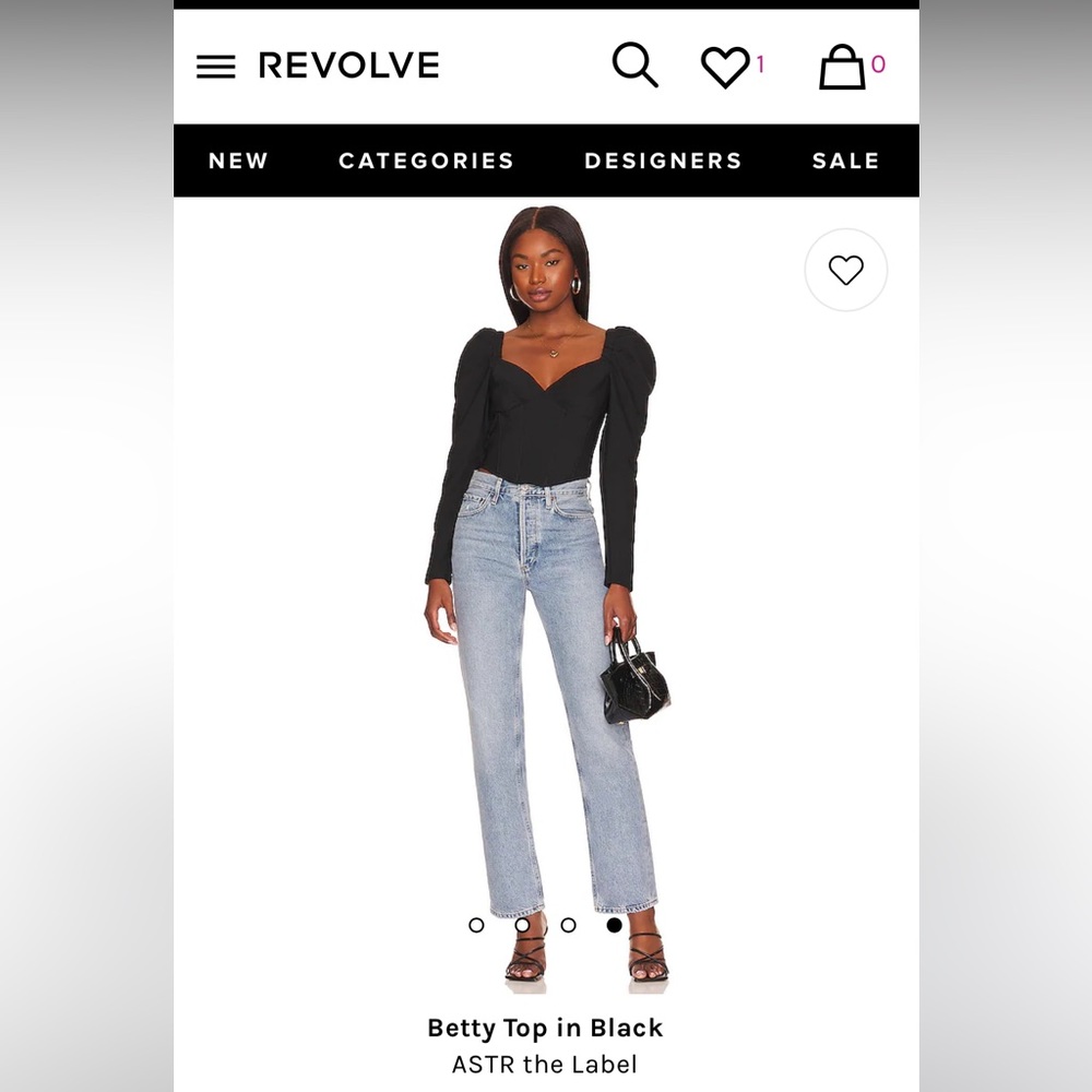 ASTR the Label sweetheart neck corset top from Anthropologie / Revolve